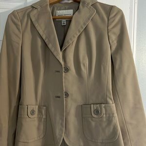 Khaki Banana Republic suit jacket